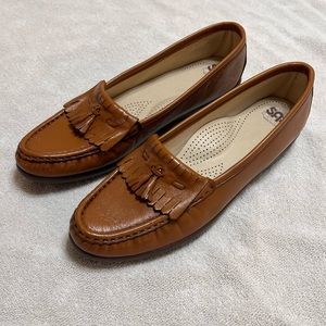 SAS Womens Supersoft Moc Lites shoes 9.5s - Antique Luggage